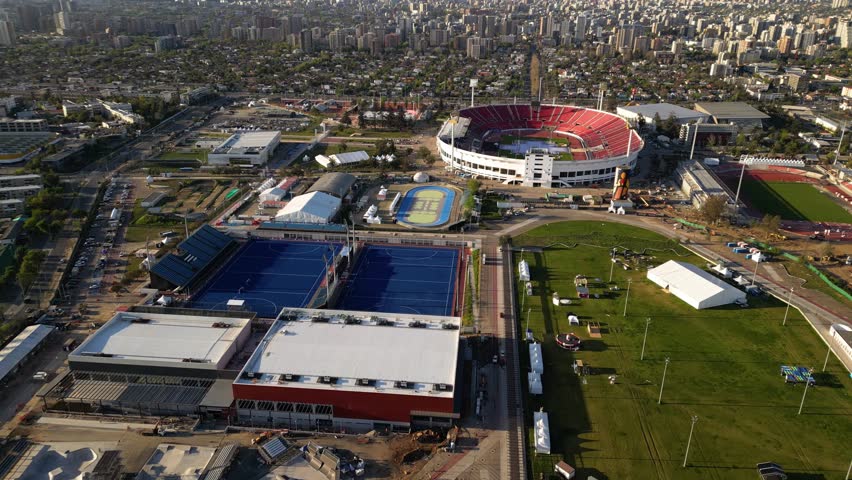Estadio Nacional is the national stadium of Chile, is located in the Ñuñoa district of Santiago. It is the largest stadium in Chile with an official capacity of 48,665. 
