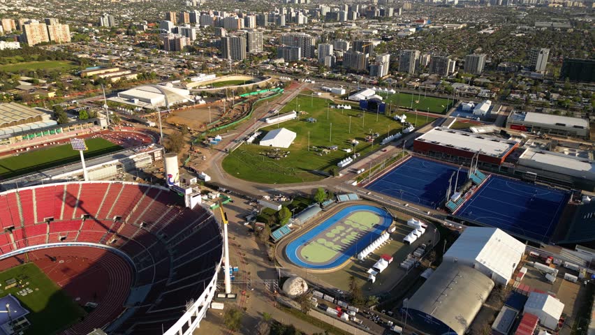 Estadio Nacional is the national stadium of Chile, is located in the Ñuñoa district of Santiago. It is the largest stadium in Chile with an official capacity of 48,665. 