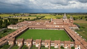Nice nature and landscape of Pavia city of Italy. It also shows architecture of Pavia city