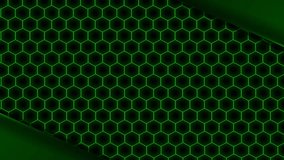 Honeycomb neon glwoing cell hexagons  green color with metal texture pattern grid Background banner animation frame backdrop , hexagonal pattern animation wallpaper 4k - Powered by Shutterstock - Get 15% off with code: PIKWIZARD15