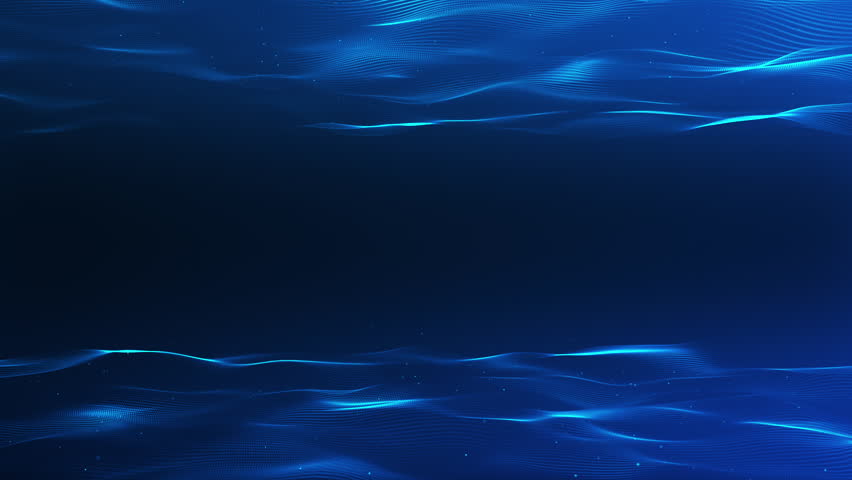 Digital dark blue wave frame abstract background Royalty-Free Stock Footage #1109827597