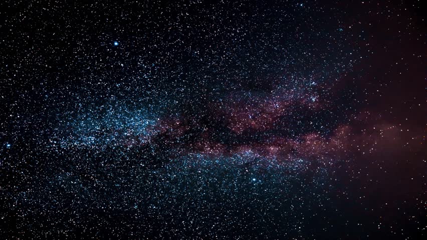 Milky Way stars photographed with wide angle lens. Royalty-Free Stock Footage #1109839807