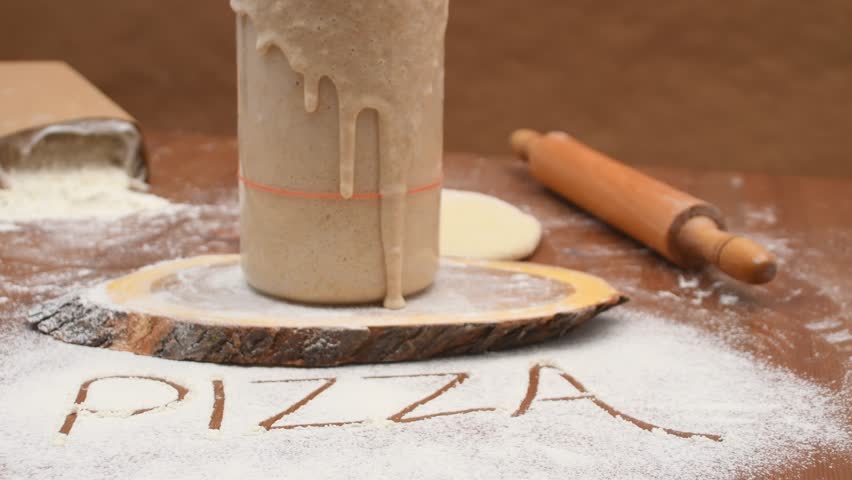 Home baked sourdough bread with scoring.