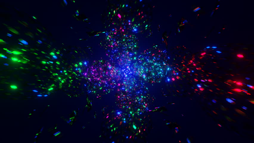 A mesmerizing and neon VJ seamless loop with hypnotic appeal. Royalty-Free Stock Footage #1109863073