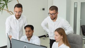 Diverse traders dissapointed by the stock or cryptocurrency market fall. Bitcoin falling. Cryptocurrency market crash. Bitcoin downtrend. Crisis of cryptocurrency - Powered by Shutterstock - Get 15% off with code: PIKWIZARD15