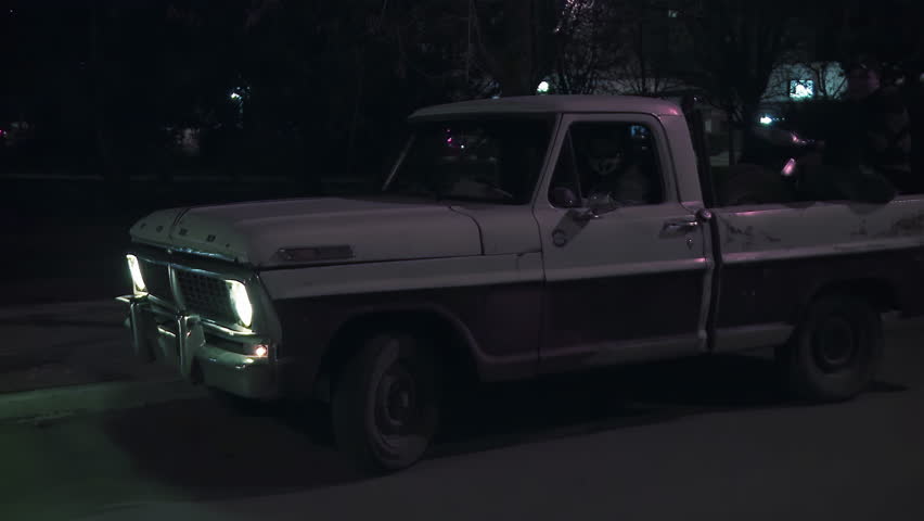 Buenos Aires, Argentina - May 20 2020: An Old Pick-up Truck Parked in Buenos Aires, Argentina. 4K Resolution.