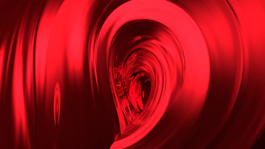 Abstract red whimsical infinity animation. 3D loop animation. Royalty-Free Stock Footage #1109915907