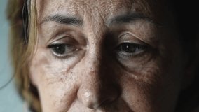 Senior Lady's Close-up Showing Deep Emotional Turmoil and Worry - Powered by Shutterstock - Get 15% off with code: PIKWIZARD15