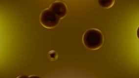 Abstract liquid surface with bubbles. Design. Contrasting round shaped falling water drops. - Powered by Shutterstock - Get 15% off with code: PIKWIZARD15