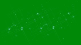 Glitter sparkle animated green screen, 3D Animation, Ultra High Definition, 4k video