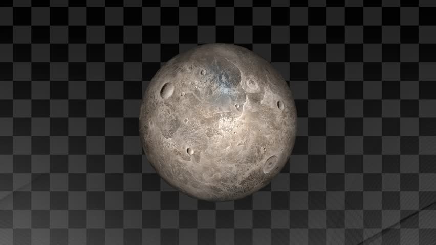 Moon planet seen from space
