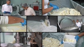 Dairy Product Manufacturing - Multi Screen Video. Milk Pasteurization in Milk Factory. Yoghurt and Cheese Production. Butter Manufacturing. Dairy Plant Jobs. Dairy Plant Food Safety.