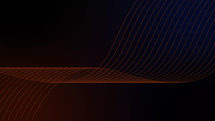 Gradient color wavy lines abstract minimal elegant motion background. Seamless looping. Video animation Ultra HD 4K . Royalty-Free Stock Footage #1109988129