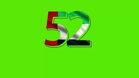 United Arab Emirates national day. celebrating UAE national day. Animated UAE map with waving flag. Happy UAE 52nd National Day - Powered by Shutterstock - Get 15% off with code: PIKWIZARD15