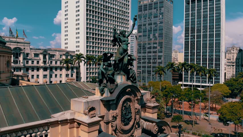 Aerial Shot from Avenida Paulista - Sao Paulo - Brazil 07