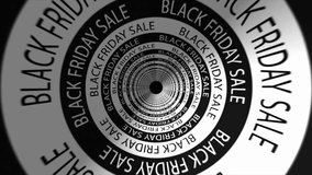 Black friday text animation. black friday banner 4k animation. Black Friday 3D Animation Loop Background 4k video animation Black Friday Sale