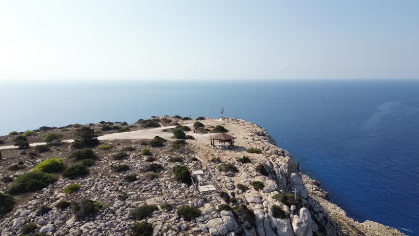 Cavo Greko National Park, views of the sea and rocky coastline. 