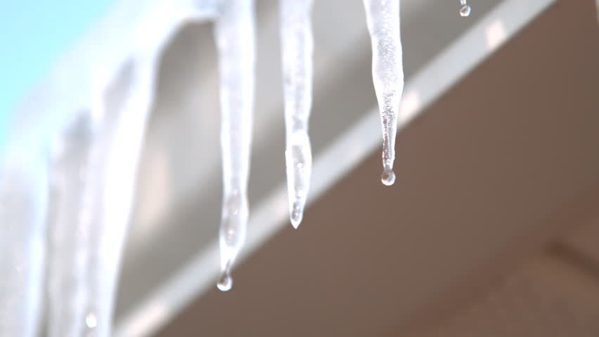 Droplet falls from icicle slow motion
 Royalty-Free Stock Footage #1110028157