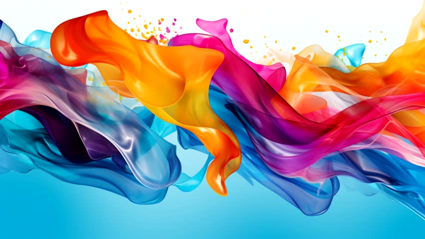 Abstract background liquid Color Ink Paint Spread Blast Explode. Colorful Chaos Liquid Turbulence. Movement Royalty-Free Stock Footage #1110030811