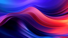 Abstract background liquid wave multicolor fluid motion graphic video Animation 