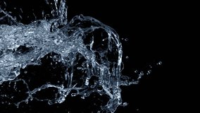 Super Slow Motion Shot of Big Water Splash at 1000fps Isolated on Black Background. - Powered by Shutterstock - Get 15% off with code: PIKWIZARD15
