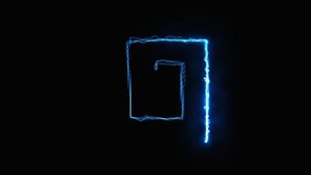 Beautiful colorful light effect of neon glow lights and flash. Blue glowing shiny lines effect. Neon light glowing effect.  - Powered by Shutterstock - Get 15% off with code: PIKWIZARD15