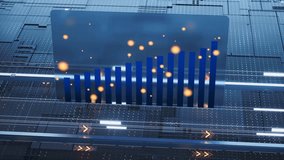 3D Business Financial Visualization, Statistical Graphs and Charts Represent Investment Opportunities and Financial Management in a Business Office Setting - Powered by Shutterstock - Get 15% off with code: PIKWIZARD15