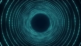 Abstract wireframe tunnel. Colors wormhole. 3D portal grid. Futuristic fantasy circle funnel. 3d rendering. - Powered by Shutterstock - Get 15% off with code: PIKWIZARD15