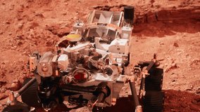 Mars Rover Perseverance exploring the red planet. Elements of this image furnished by NASA. - Powered by Shutterstock - Get 15% off with code: PIKWIZARD15
