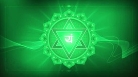 Awakening the Heart or Anahata  Chakra Symbol-Vibrant 4K Video Animation - Powered by Shutterstock - Get 15% off with code: PIKWIZARD15