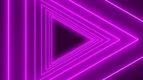 Vertical video animation of many triangles in neon magenta on dark background. - abstract background - seamless loop - Powered by Shutterstock - Get 15% off with code: PIKWIZARD15