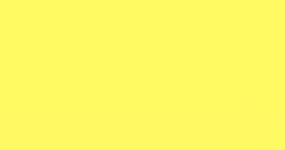 animation of prison bars and man silhouette on yellow background