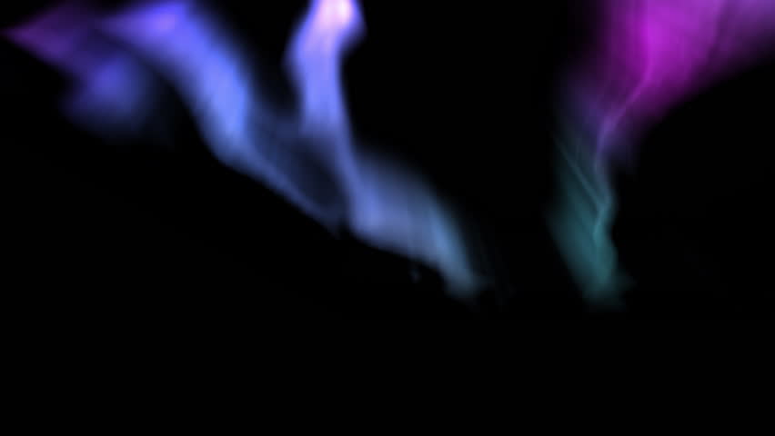 Glowing Aurora Borealis Purple Blue Loop | Shutterstock HD Video #1110128375