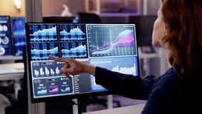 Financial Business Analytics Data Dashboard. Analyst Woman - Powered by Shutterstock - Get 15% off with code: PIKWIZARD15