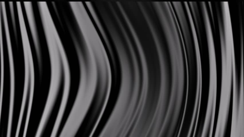black Silk Cloth Smooth Wave Animated Background