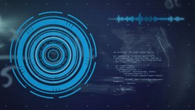 Animation of data processing over mathematical formulae. Global computing, digital interface and data processing concept digitally generated video. - Powered by Shutterstock - Get 15% off with code: PIKWIZARD15