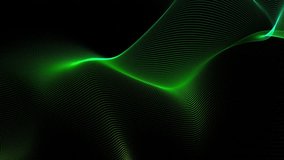 Animated Abstract Green glowing Line Particles Wave dark Background . Abstract pattern futuristic hi-tech Particles Background	
 - Powered by Shutterstock - Get 15% off with code: PIKWIZARD15