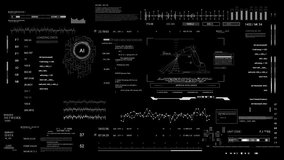 HUD technological infographic elements.HUD 2GFX Technology Sci Fi 2D texture.User Interface data display. AI robotic arm. - Powered by Shutterstock - Get 15% off with code: PIKWIZARD15