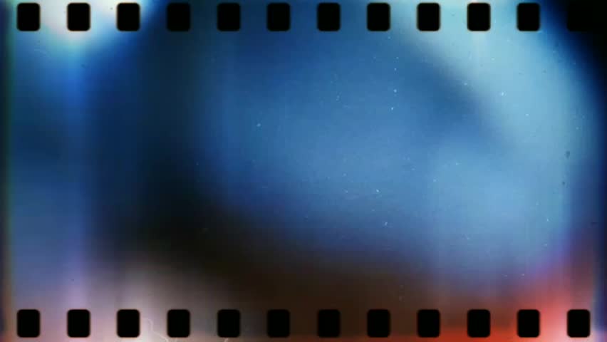 Sprocket Hole film frame with Light leaks and film burn overlays Royalty-Free Stock Footage #1110255207