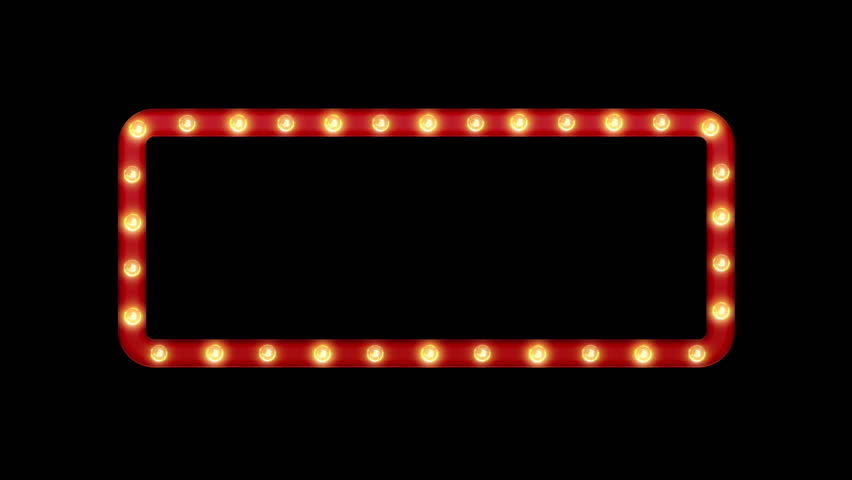 Marquee light board retro neon sign. Abstract banner or signboard. Modern frame background. Light board disco party title. Concept of jackpot winner or casino logo for text with empty copy space