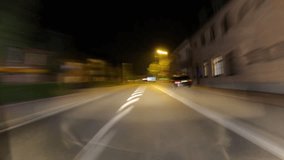 Experience the mesmerizing journey of a timelapse drive through a charming village at night. Watch as the village comes to life with glowing lights and serene ambiance. Night Drive Timelapse Through