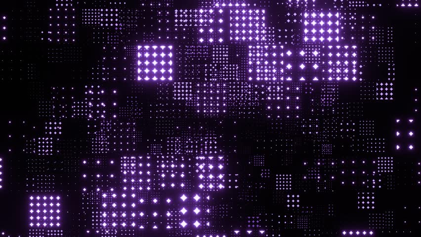 Seamless loop abstract global digital network. Purple Network connection structure. Digital background with dots. Big data visualization. space travel, music performance. animation. stage visual | Shutterstock HD Video #1110313901