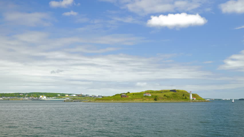 George Island in Halifax Nova Scotia on a Beautiful Summer Day
