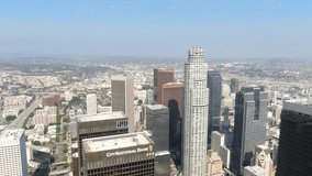Los Angeles Skyline - 4K Drone