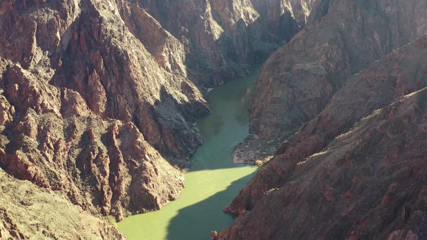 Colorado River and Grand Canyon aerial