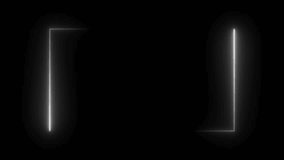 abstract beautiful white neon light rectangle frame background animation. - Powered by Shutterstock - Get 15% off with code: PIKWIZARD15