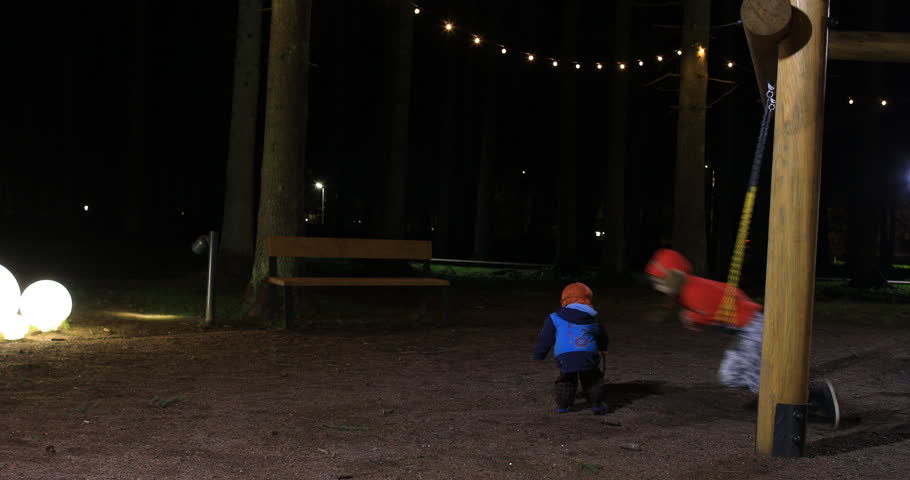 Walk in the evening park.