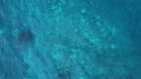 Phuket Thailand Fiji tropical beach Aerial drone top down view bird eye view of sea azure waves pattern. Beautiful of sea water wave come to beach. Sky blue shallow water, paradise copy space concept - Powered by Shutterstock - Get 15% off with code: PIKWIZARD15