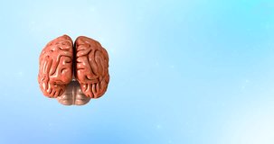 3D brain rendering isolated on green screen keying background medical concept. brain strains, lightning and rays. Finding a creative idea, solving a problem, having an epiphany.