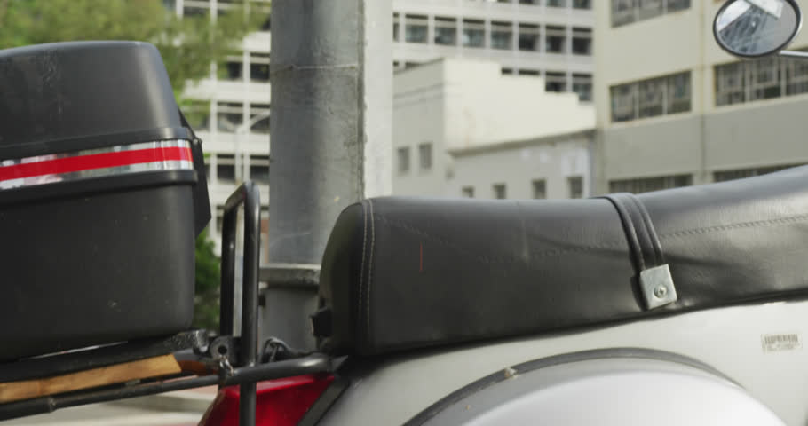 Animation of social media data processing over biracial sales woman in cafe. Global connections, business, finance, data processing and digital interface concept digitally generated video.